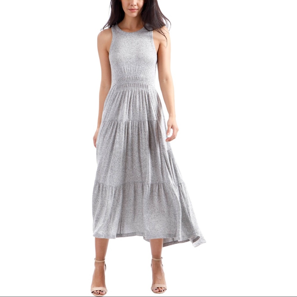 Lucky Brand Pleated Maxi Dress
